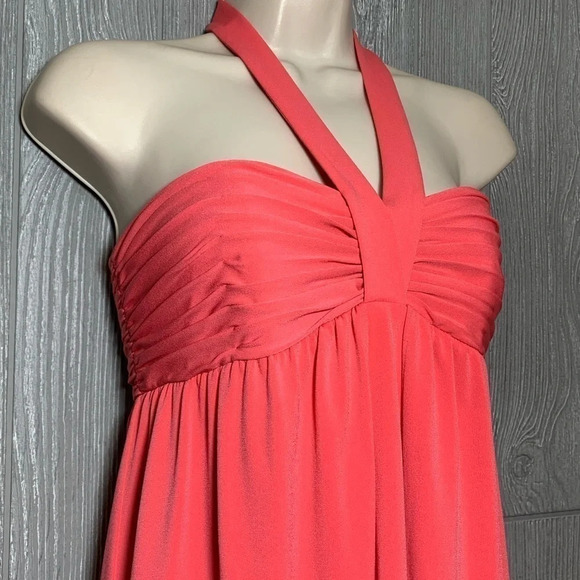 Laundry by Design Coral Stretch Halter Dress 2 - Picture 2 of 7